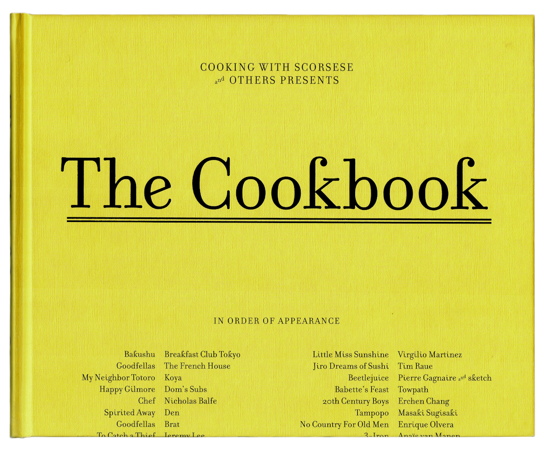 image 0 of Cooking With Scorsese: The Cookbook image
